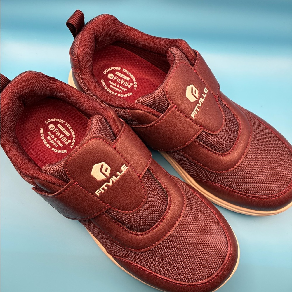 FitVille Women's Athletic Shoes - Rose